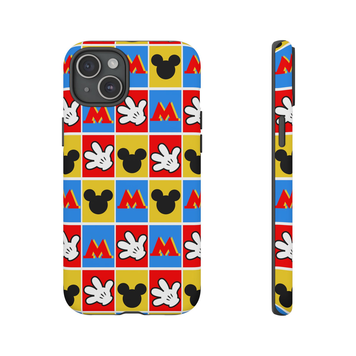 Checkerboard Mickey Hands Resort Ready Cell Phone Tech Case