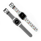 Christmas Castle Sleigh Ride Whimsical Watch Band - Apple