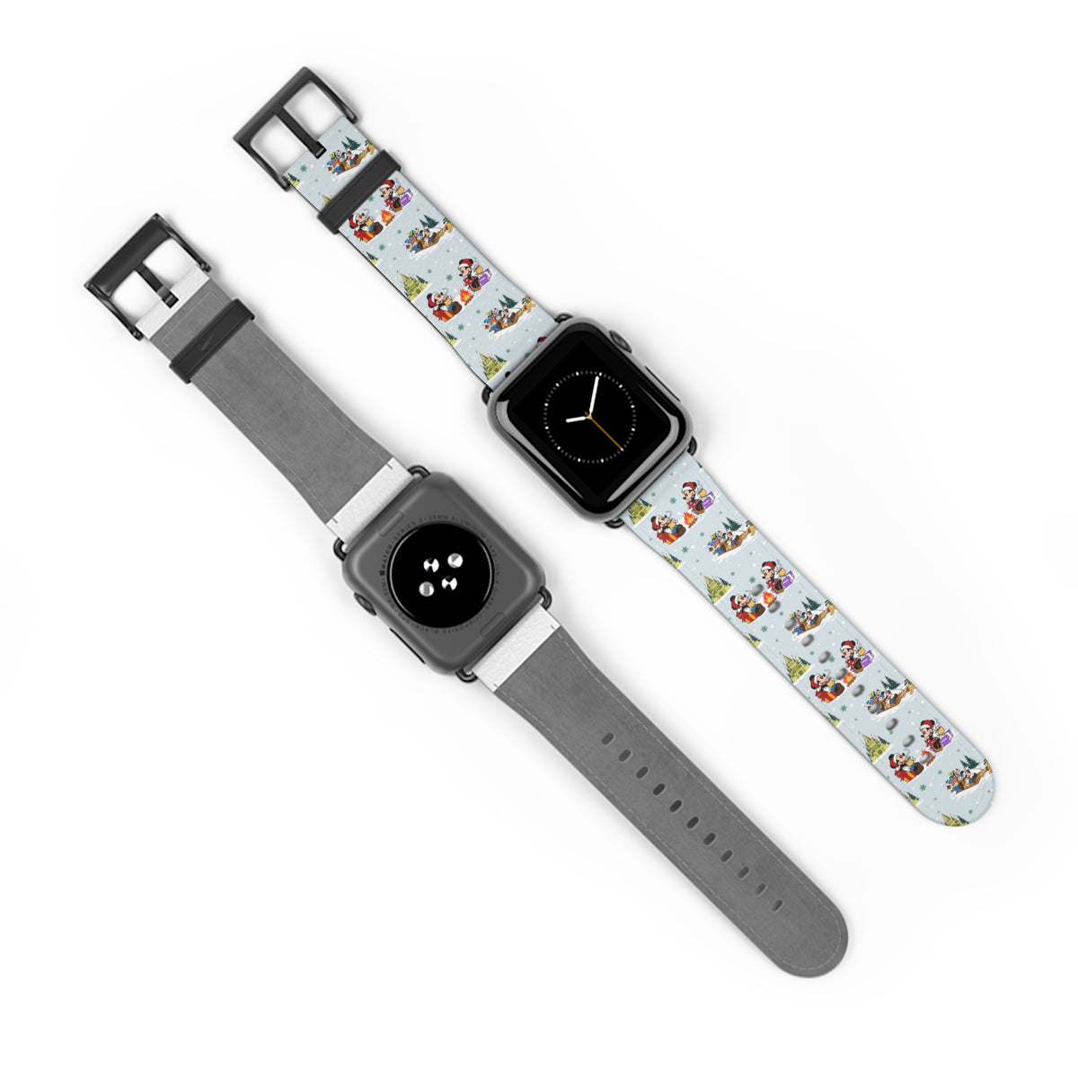 Christmas Castle Sleigh Ride Whimsical Watch Band - Apple