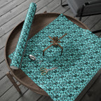 Haunted Mansion Icons Teal Wrapping Paper Roll