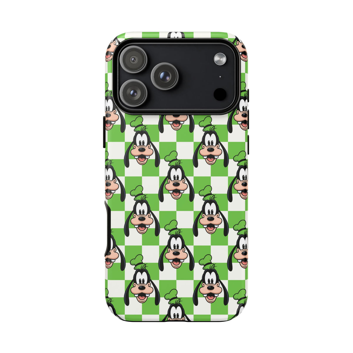 Green Checkerboard Goofy Resort Ready Cell Phone Tech Case