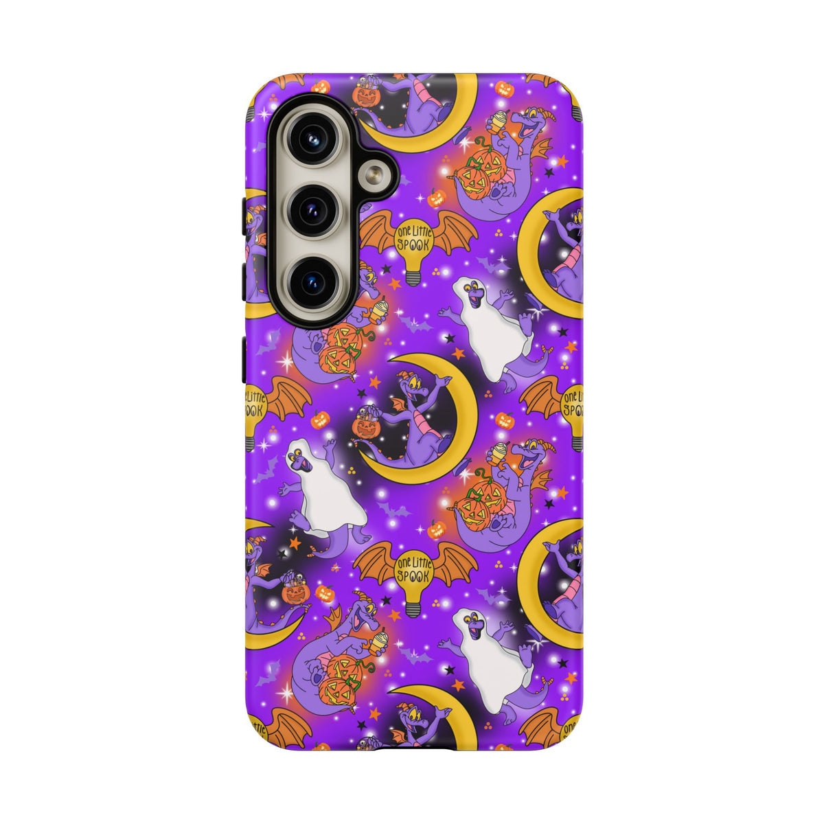 Figment on the Moon Purple Resort Ready Cell Phone Tech Case
