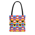 Checkerboard Mickey Hands Tote Bag