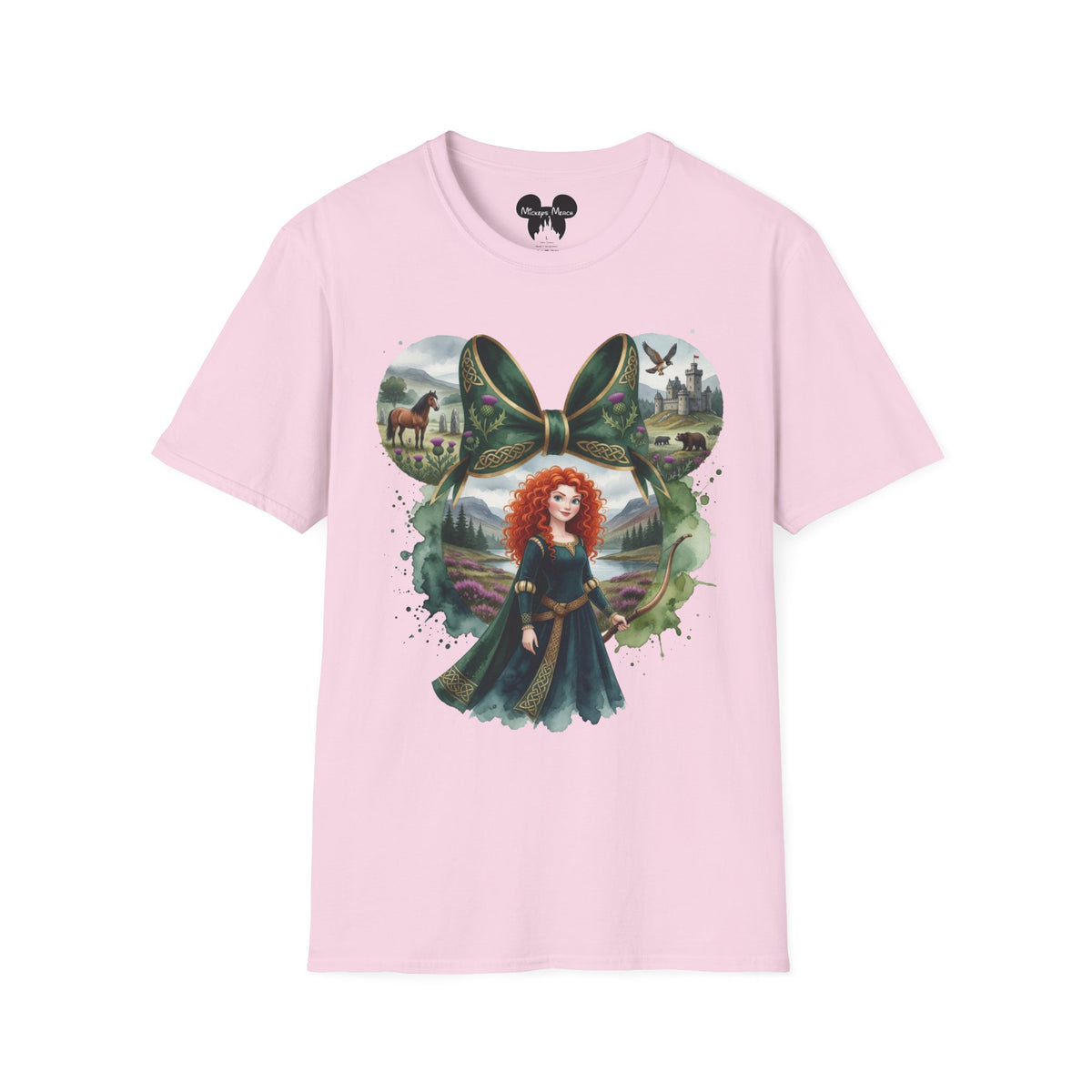 Disney Princess - Merida's Celtic Archer Vignette Unisex Graphic Tee