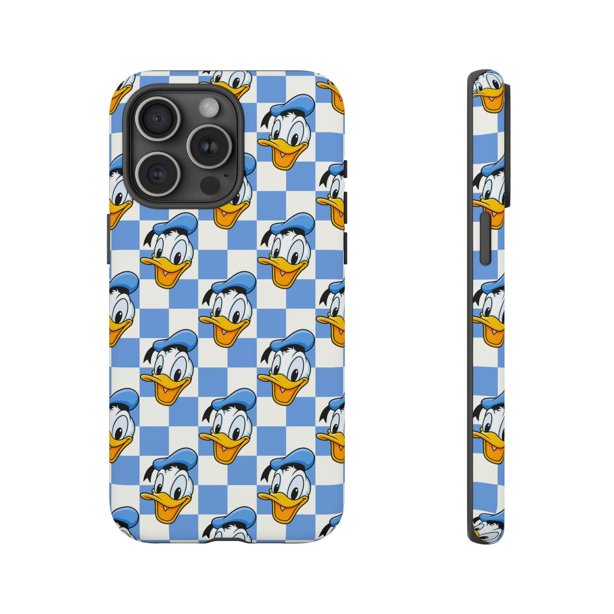 Blue Checkerboard Donald Resort Ready Cell Phone Tech Case