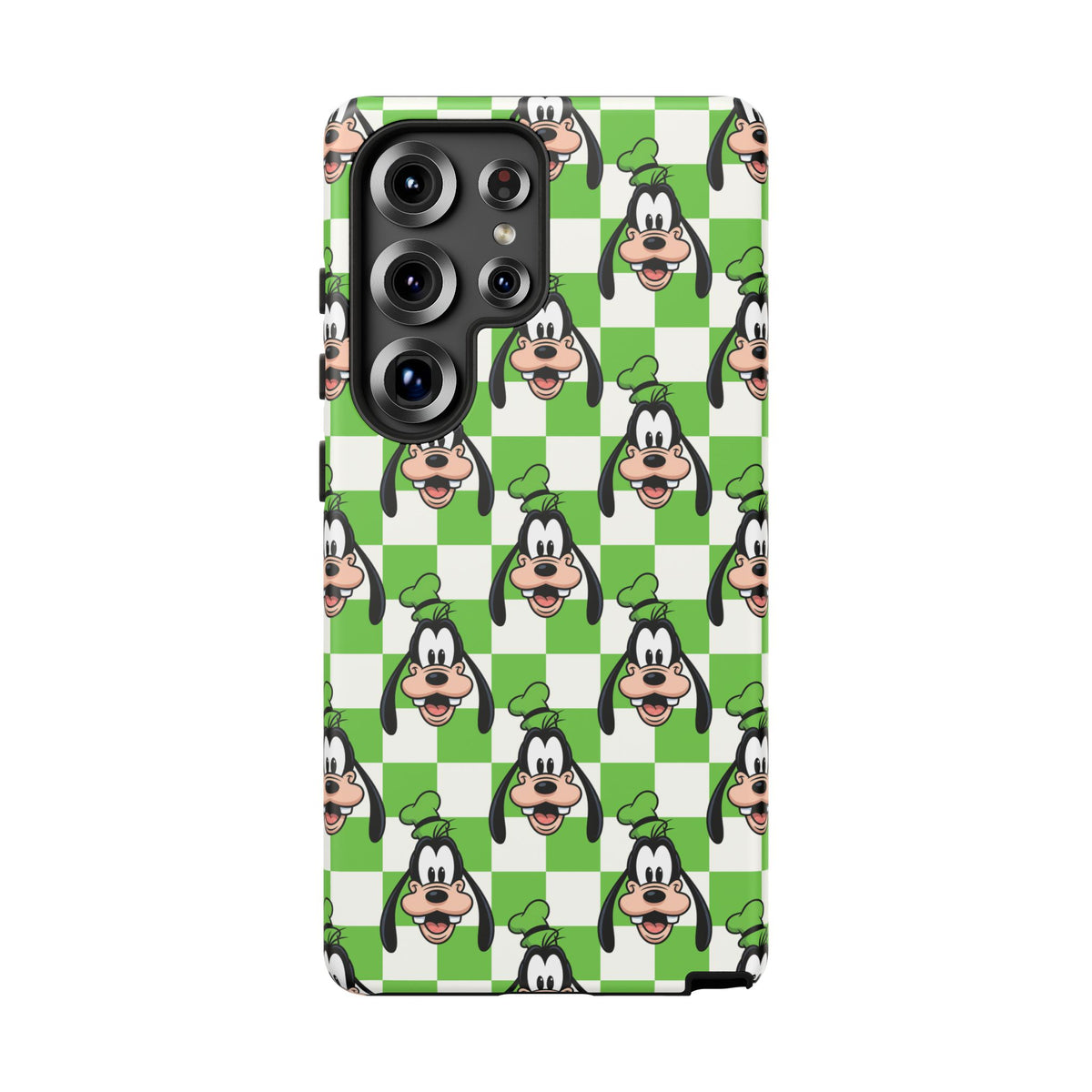 Green Checkerboard Goofy Resort Ready Cell Phone Tech Case