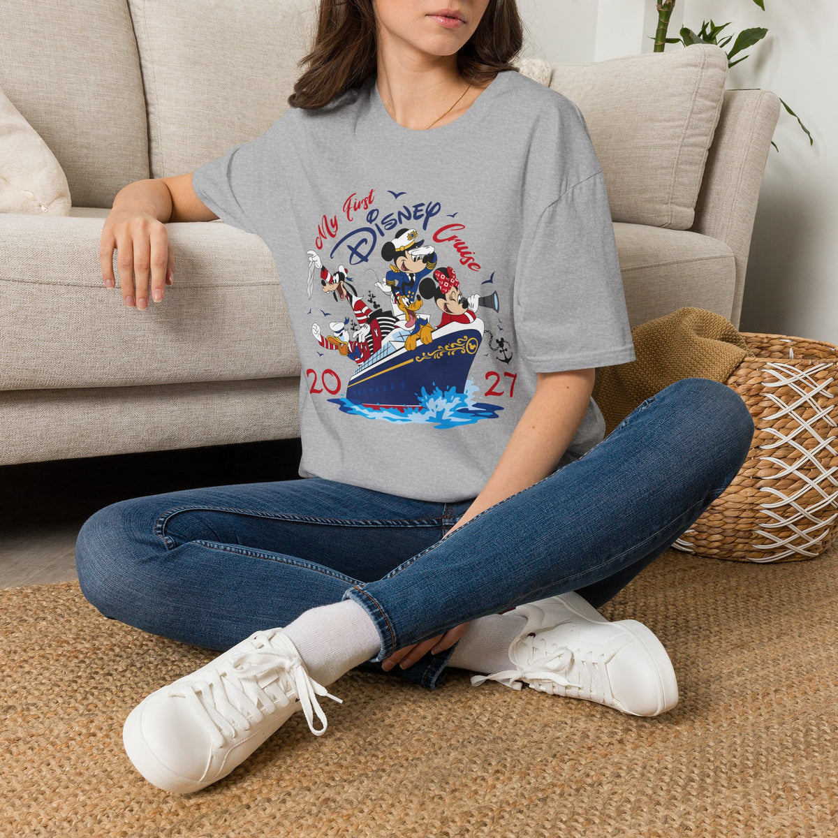Disney 2027 My First Disney Cruise Unisex Graphic Tee Shirt