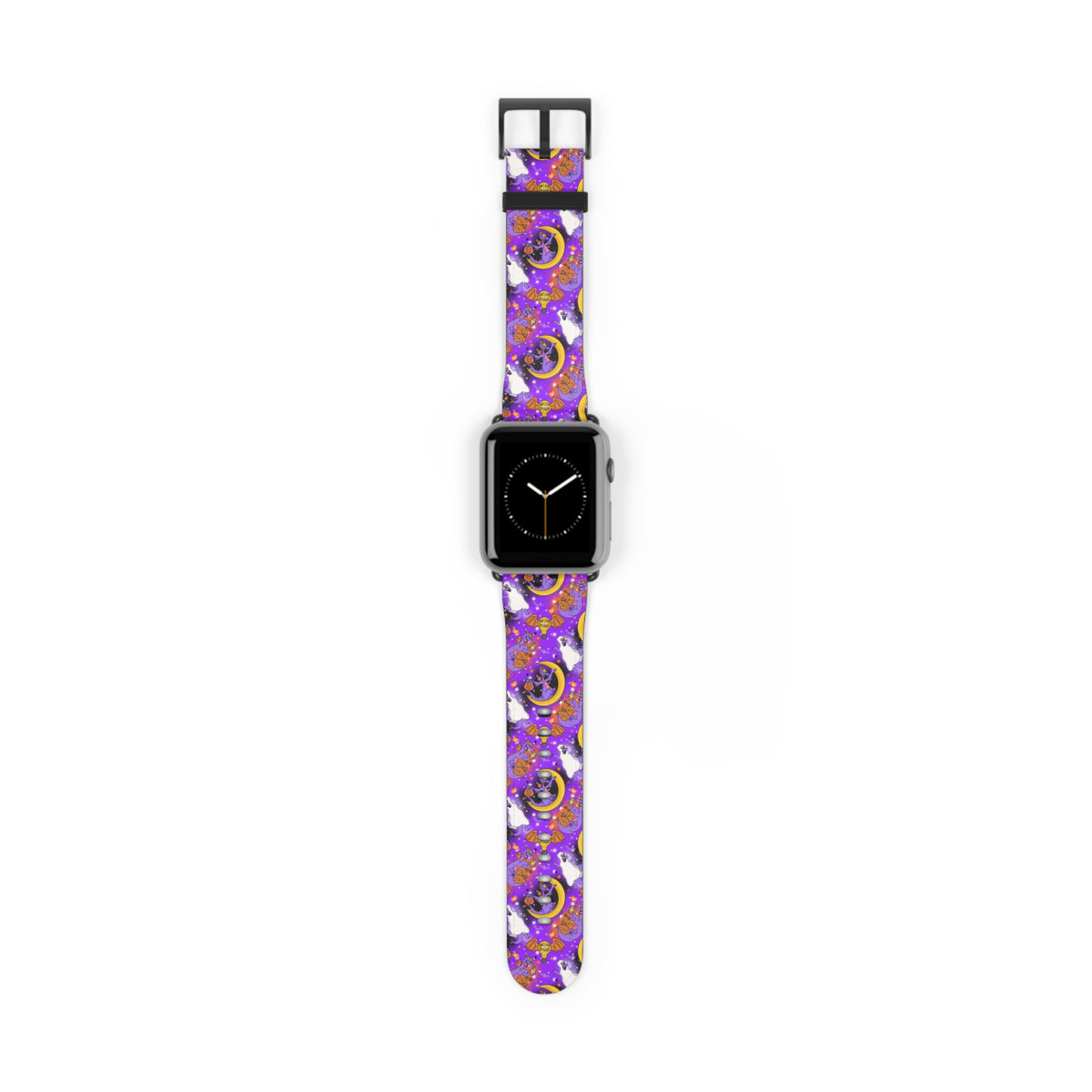 Figment on the Moon Purple Whimsical Watch Band - Apple