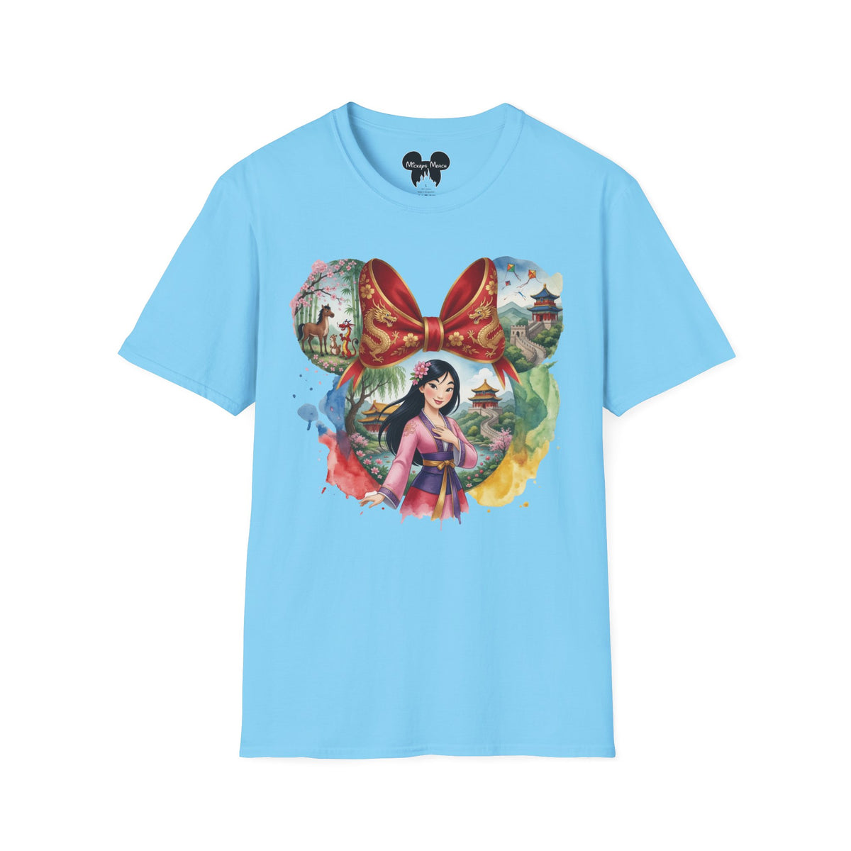 Disney Princess - Mulan's Imperial Blossom Vignette Unisex Graphic Tee