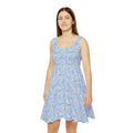 Character Autographs on Blue Sundress
