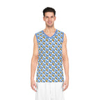 Blue Checkerboard Donald Park Performance Tank Top
