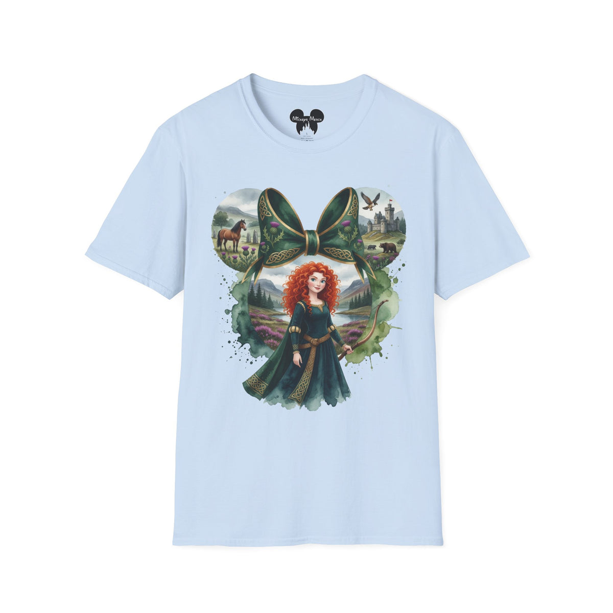 Disney Princess - Merida's Celtic Archer Vignette Unisex Graphic Tee