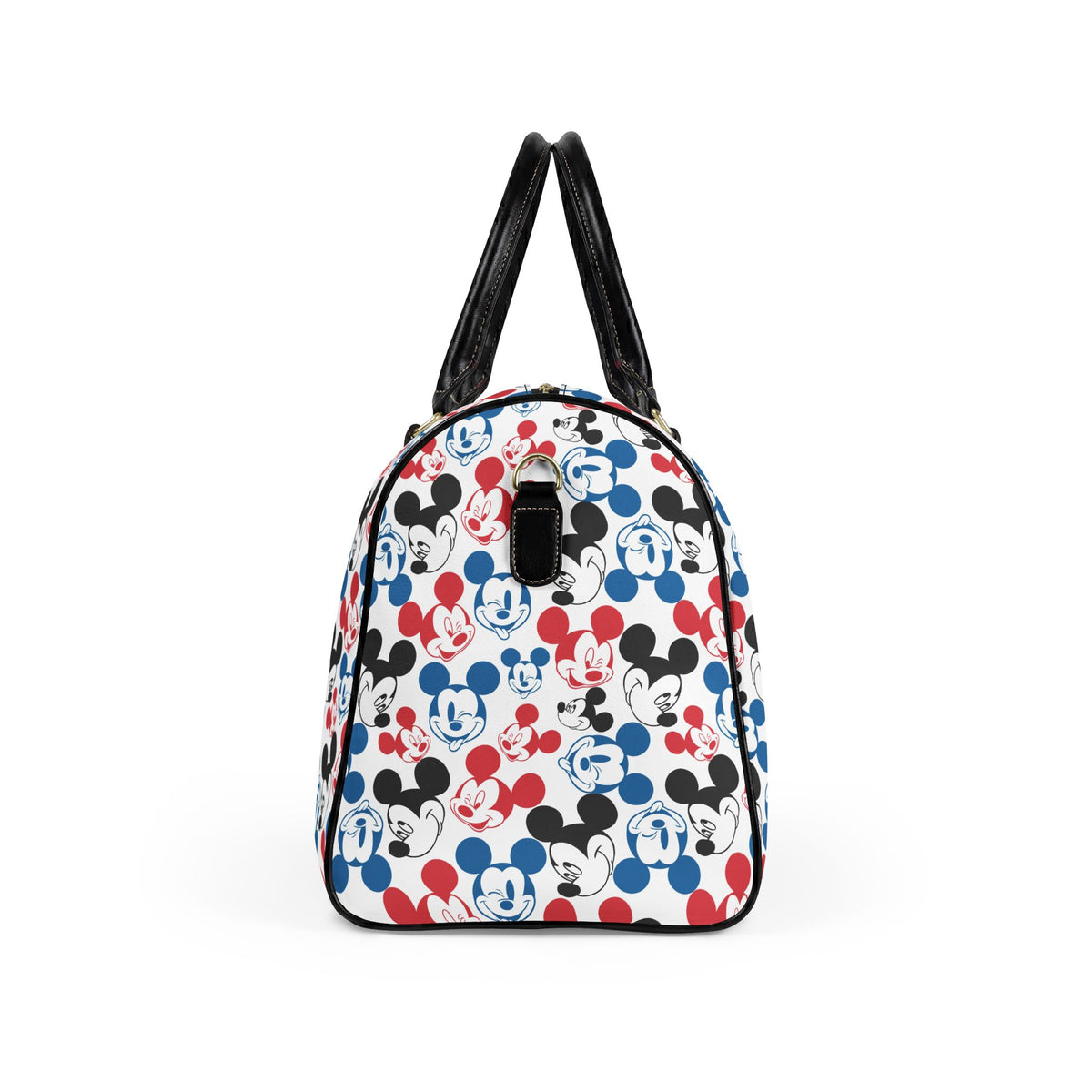 Emoji Mickey PU Leather Travel Bag