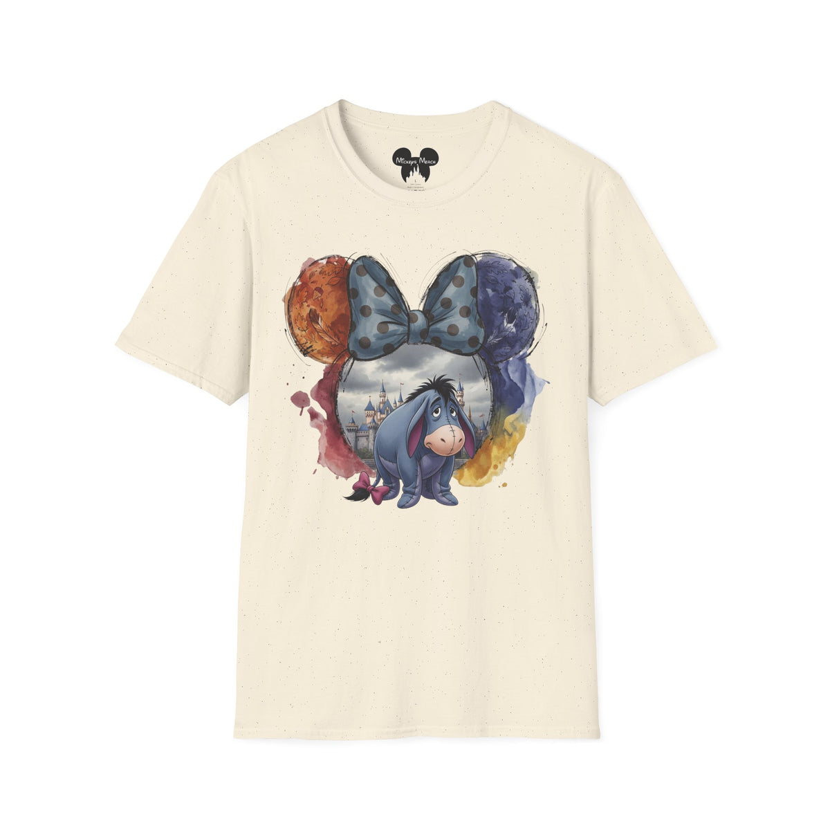 Winnie the Pooh - Eeyore's Polka Dot Bow Vignette Unisex Graphic Tee