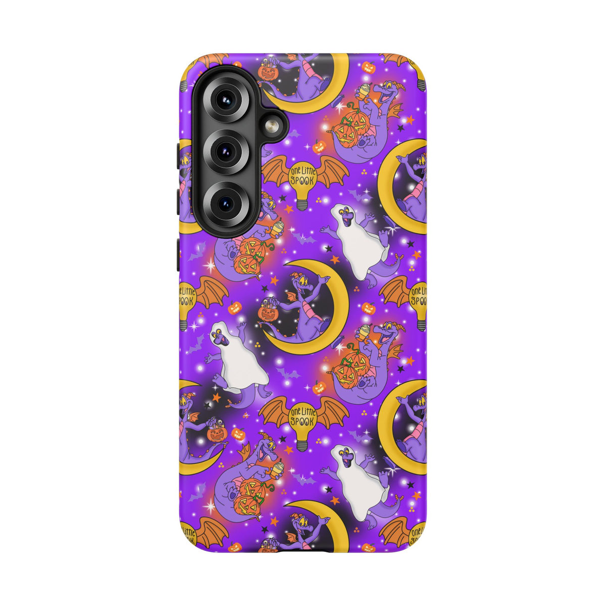 Figment on the Moon Purple Resort Ready Cell Phone Tech Case