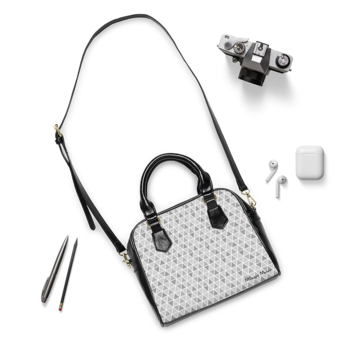 Epcot Ball Pattern Shoulder Handbag