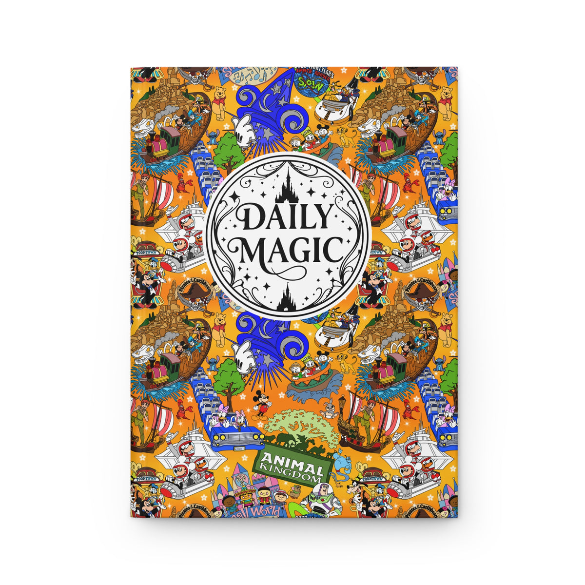 Four Parks Ride Collage Daily Magic Matte Hardcover Journal