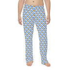 Blue Checkerboard Donald Men's Pajama Pants