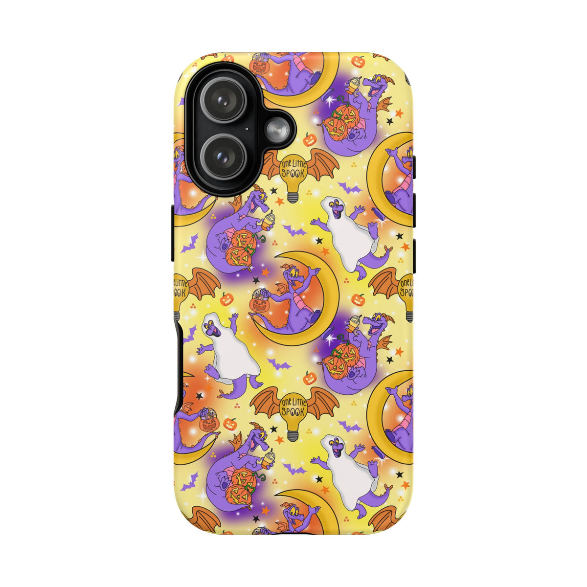 Figment on the Moon Yellow Resort Ready Cell Phone Tech Case
