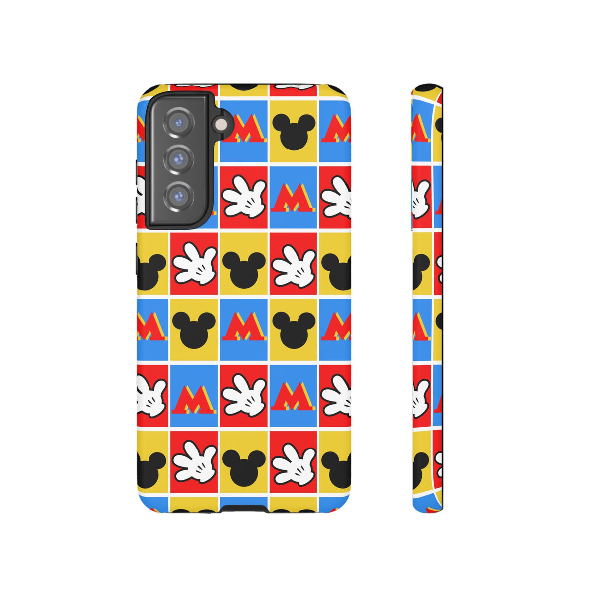 Checkerboard Mickey Hands Resort Ready Cell Phone Tech Case
