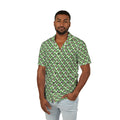 Green Checkerboard Goofy Hawaiian Shirt