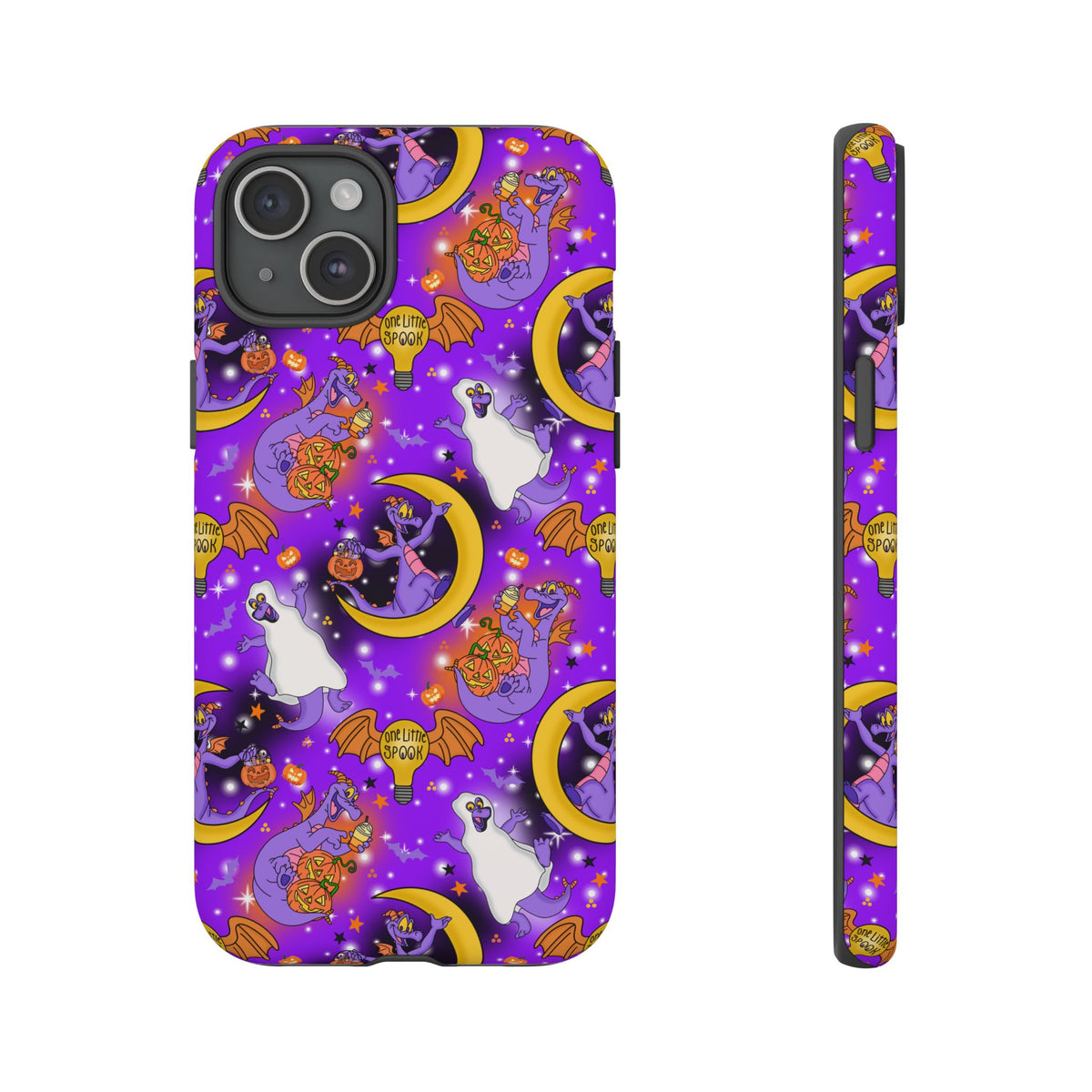Figment on the Moon Purple Resort Ready Cell Phone Tech Case