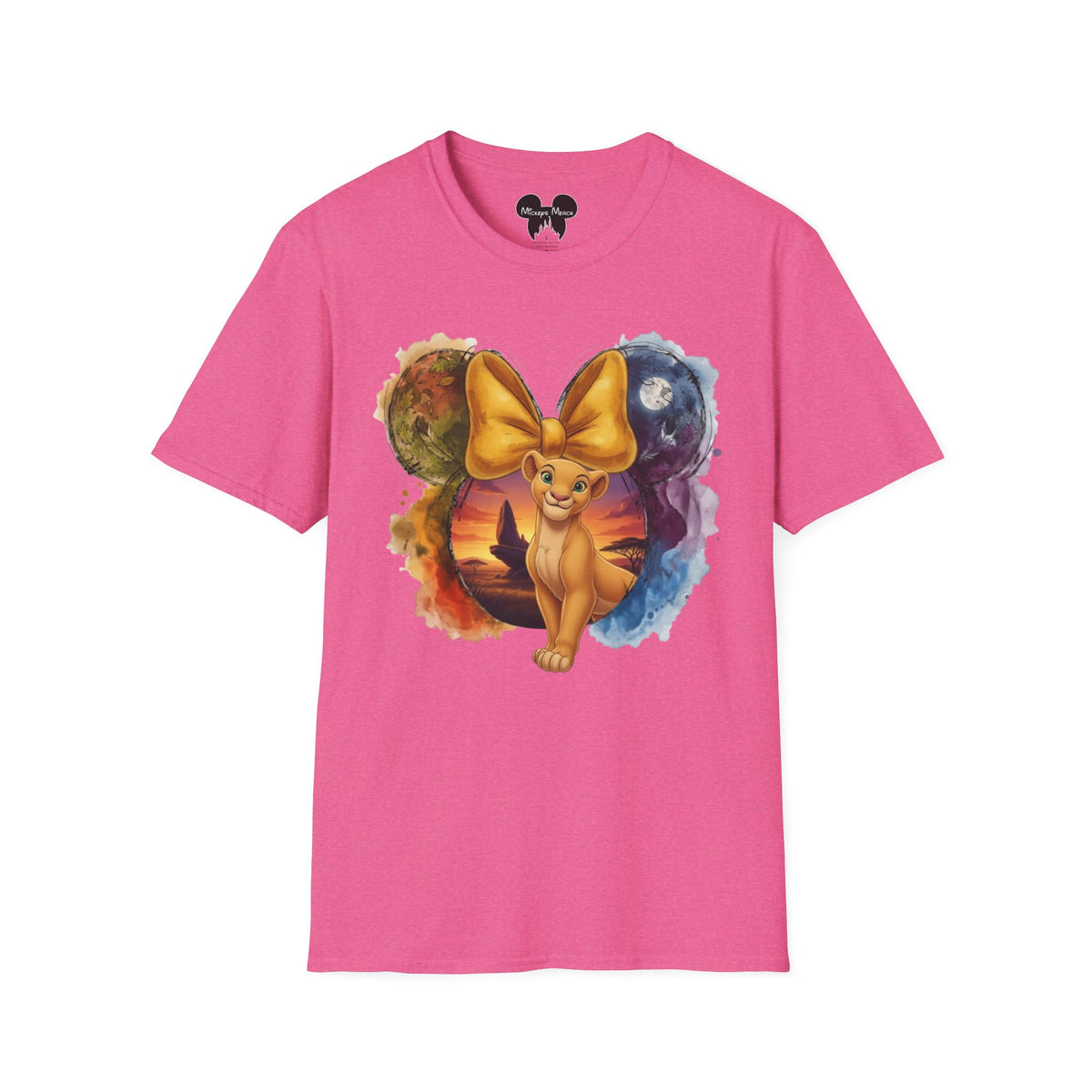 Lion King - Nala's Gold Sunset Vignette Unisex Graphic Tee