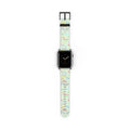 Character Autographs on Green Whimsical Watch Band - Apple