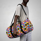 Checkerboard Mickey Hands Travel Duffel Bag