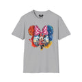 Sensational Six - Minnie's Pink Polka Dot Castle Vignette Unisex Graphic Tee