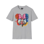 Sensational Six - Minnie's Pink Polka Dot Castle Vignette Unisex Graphic Tee