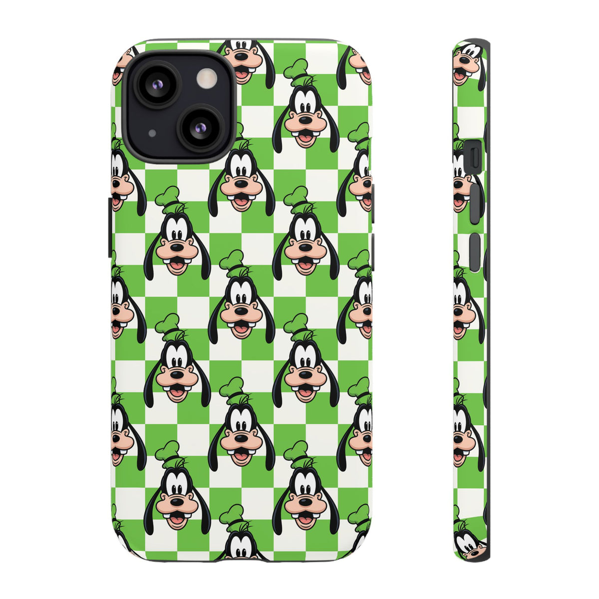 Green Checkerboard Goofy Resort Ready Cell Phone Tech Case