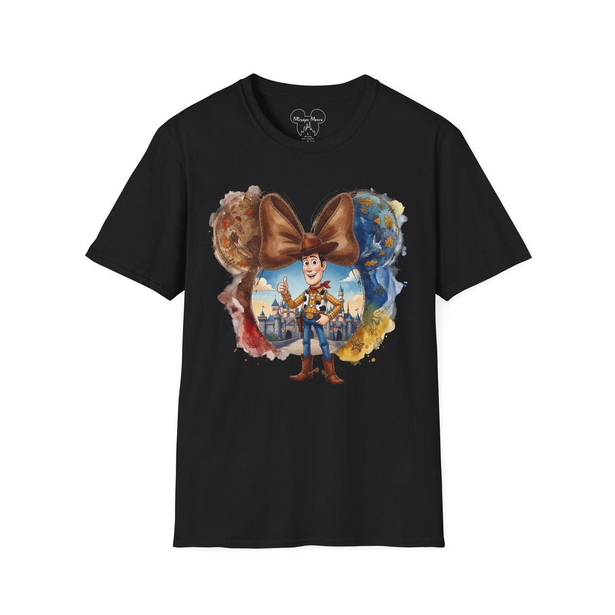 Toy Story - Woody's Cowboy Kingdom Vignette Unisex Graphic Tee