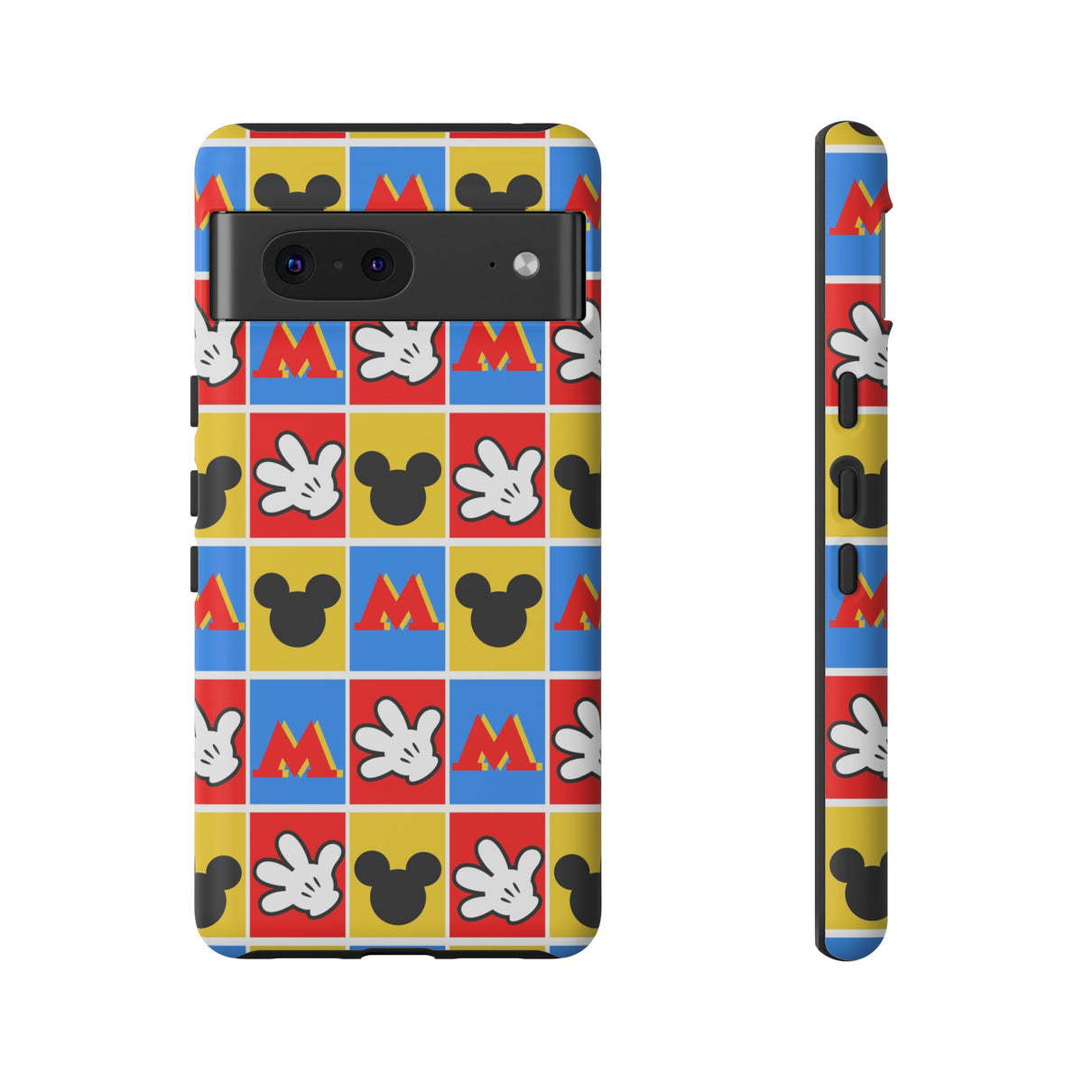 Checkerboard Mickey Hands Resort Ready Cell Phone Tech Case