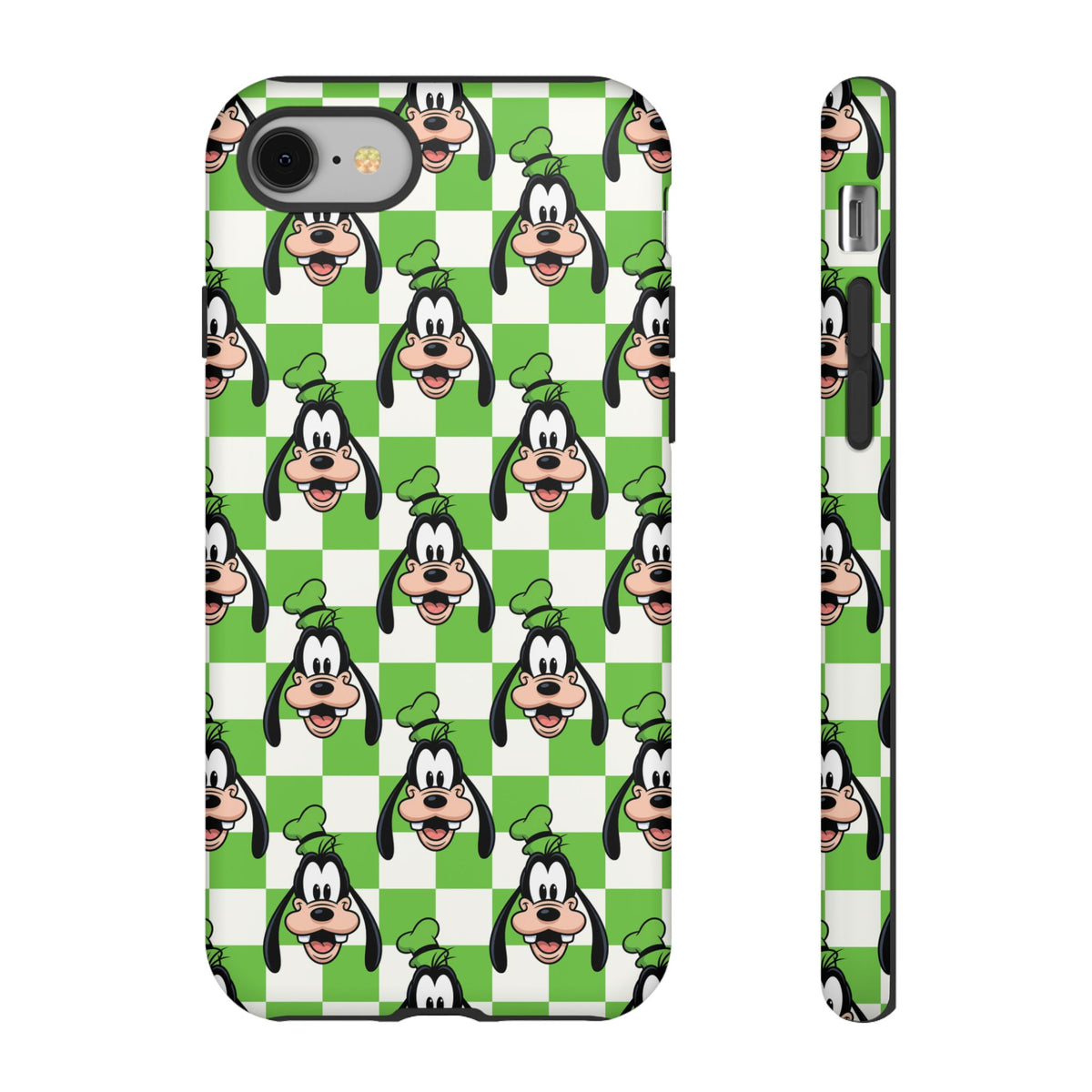 Green Checkerboard Goofy Resort Ready Cell Phone Tech Case
