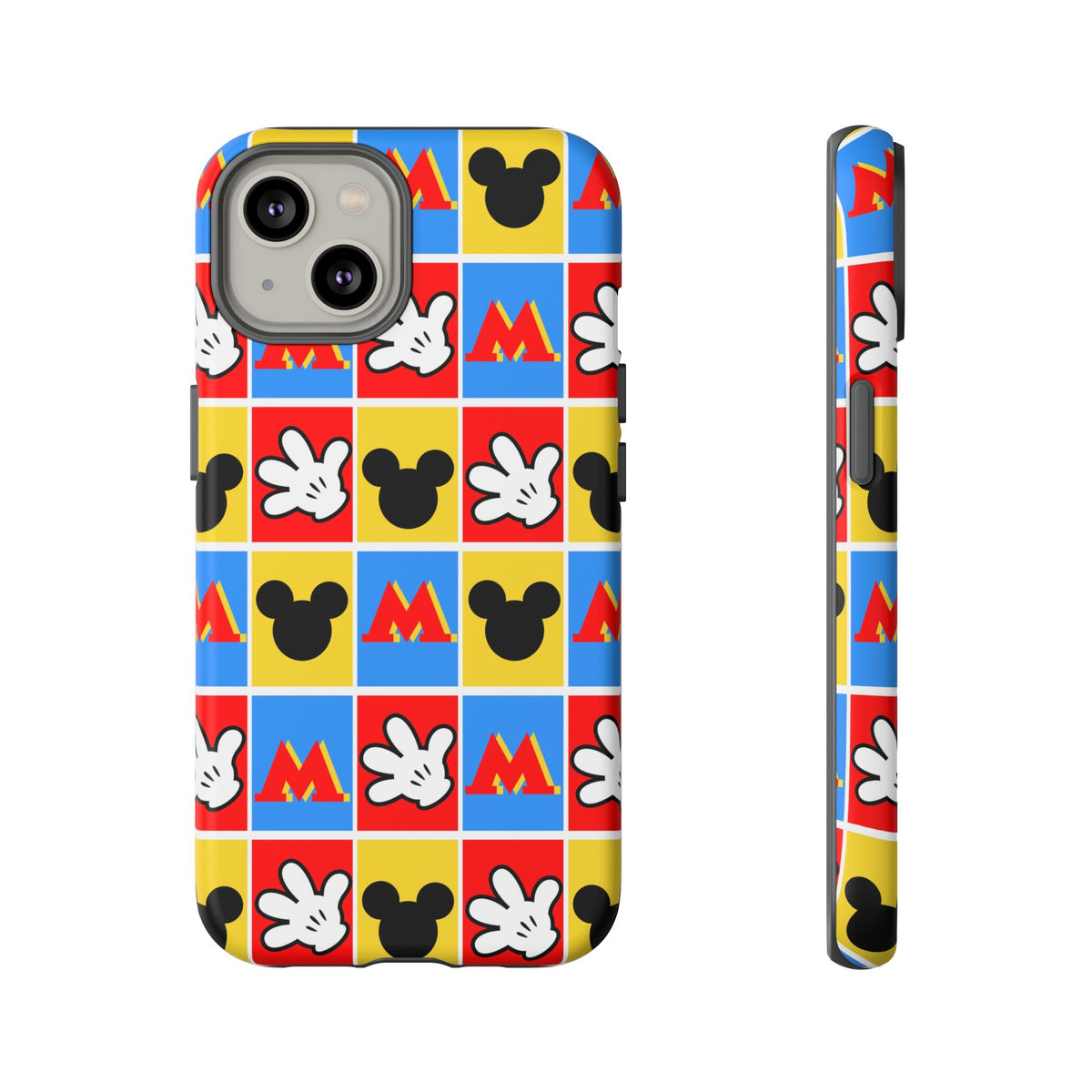 Checkerboard Mickey Hands Resort Ready Cell Phone Tech Case