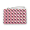 Pink Checkerboard Minnie Convertible Wristlet Clutch