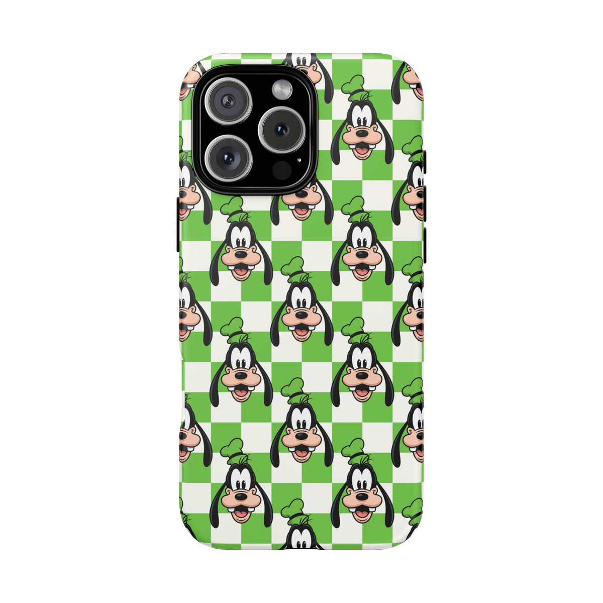 Green Checkerboard Goofy Resort Ready Cell Phone Tech Case