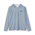 Blue Checkerboard Donald Hooded Sun Shirt