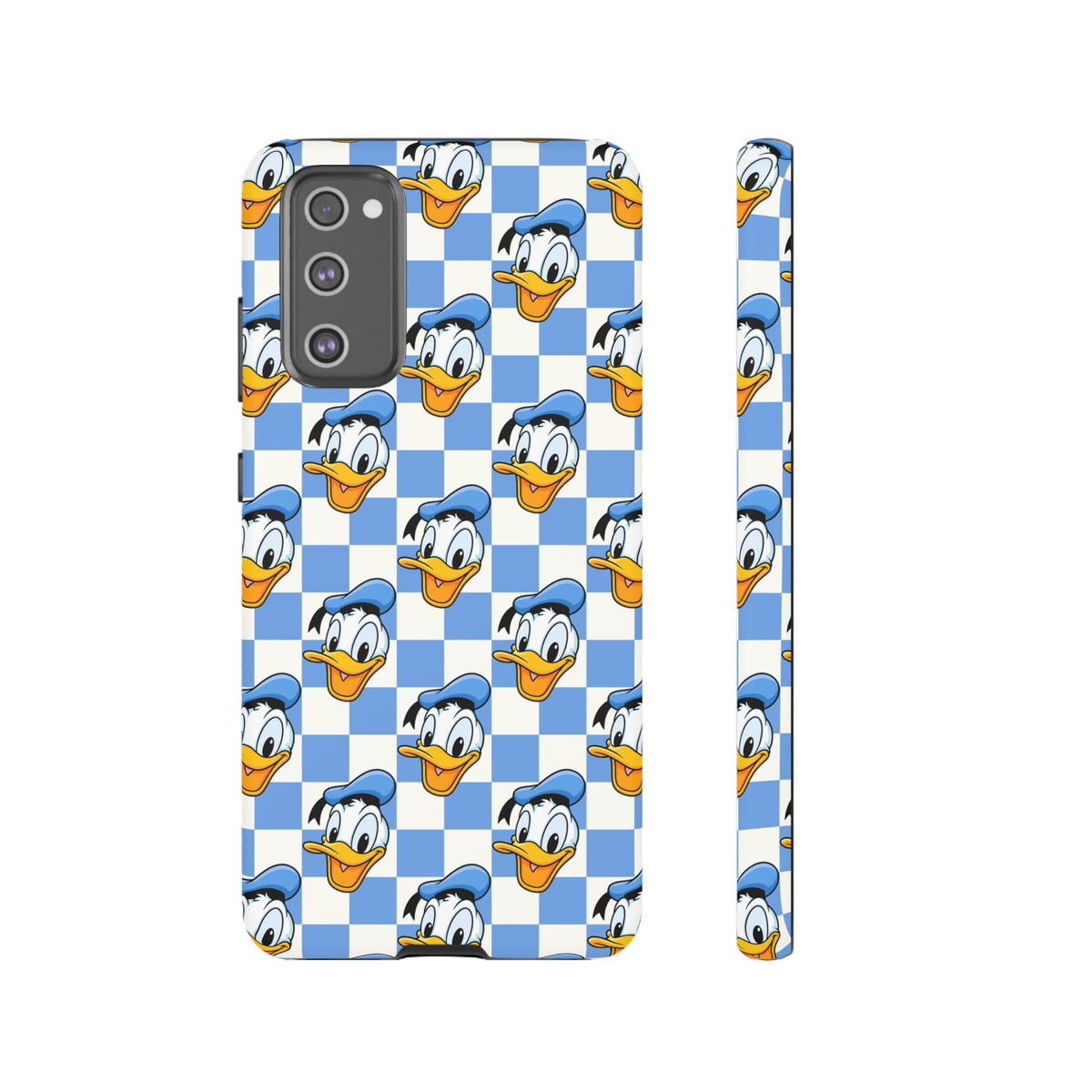 Blue Checkerboard Donald Resort Ready Cell Phone Tech Case