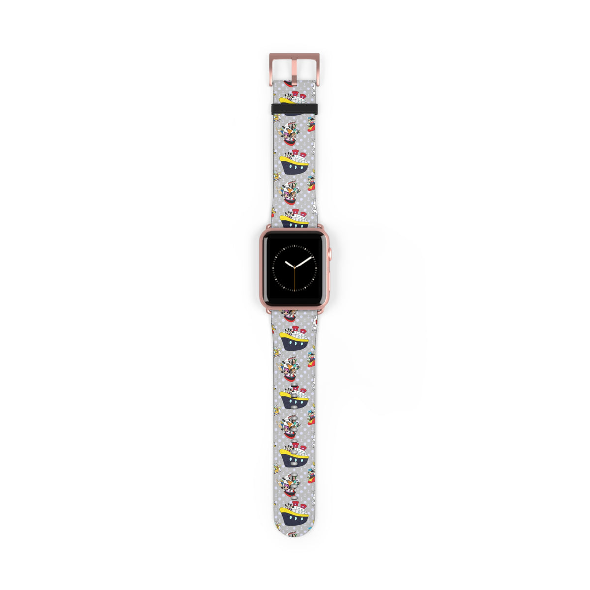 Christmas Cruise with Mickey Whimsical Watch Band - Apple