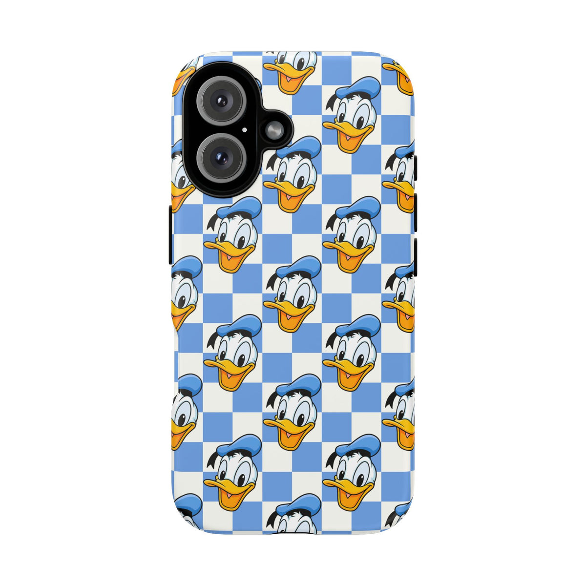 Blue Checkerboard Donald Resort Ready Cell Phone Tech Case