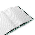 Teal Checkerboard Pluto Daily Magic Matte Hardcover Journal