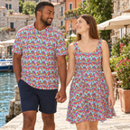 3. Coordinated waterfront couple