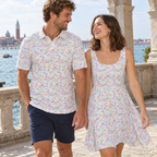 3. Coordinated waterfront couple