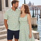 3. Coordinated waterfront couple