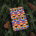 Checkerboard Mickey Hands Wrapping Paper Roll
