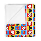 Checkerboard Mickey Hands Happily Ever After Baby Blanket