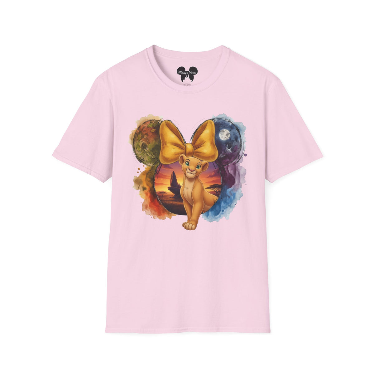 Lion King - Nala's Gold Sunset Vignette Unisex Graphic Tee