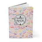 Character Autographs on Pink Daily Magic Matte Hardcover Journal